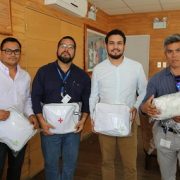 Kits de seguridad y botiquines entregaron a funcionarios líderes de piso de la Municipalidad de Iquique