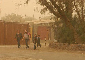 ONEMI Tarapacá da alerta temprana por posibles vientos en la provincial del Tamarugal