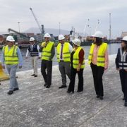 Subsecretario de Transportes recorrió instalaciones portuarias para supervisar proceso de reconstrucción del terminal