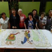 Con obra en mosaico en JJVV Hernán Trizado, destacan los 100 años de Violeta Parra