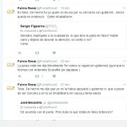 A través de twitter, senador Rossi responde acusaciones de jueza Ana Paola Vallete