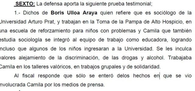Joven condenada por lanzar bombas molotov a Intendencia, no es estudiante de Sociología de la UNAP