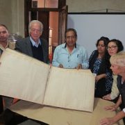 Histórico archivo de faenas de jornales utilizado en Oficina Iris, será resguardado en Salitrera Humberstone