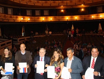 Dan el vamos a obras de restauración arquitectónica de Teatro Municipal