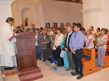 Unos mil devotos asistieron a la Misa de adultos mayores en fiesta de San Lorenzo