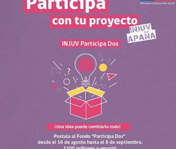 Fondo concursable por 300 millones de pesos para financiar proyectos juveniles implementa el INJUV