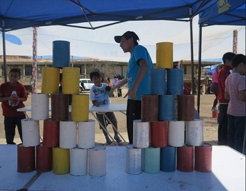 Juegos criollos en Fiestas Patrias a la manera pampina en Salitrera Humberstone
