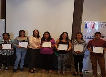 Programa «Yo Emprendo Avanzado» del FOSIS, certificó a 60 usuarios de Iquique y Alto Hospicio