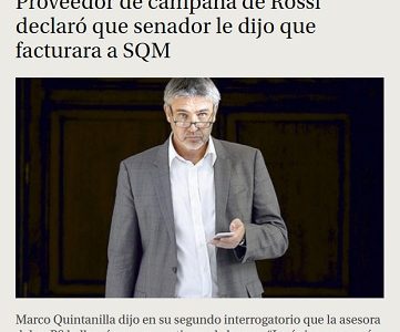 Nuevos antecedentes aportados por proveedor, complican situación de Rossi