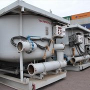 Desde Bolivia llegan al puerto partes y piezas de taladro perforador