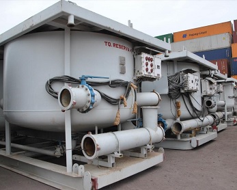 Desde Bolivia llegan al puerto partes y piezas de taladro perforador