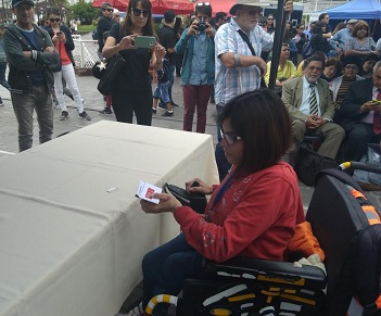 Lanzan campaña de sufragio asistido en caso de personas en situación de discapacidad