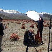 En pleno altiplano del Tamarugal inician grabaciones para Congreso Mundial de la Quinua 2019