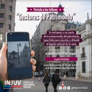 Postulaciones para que jóvenes se conviertan en “Gestores del Patrimonio”, cierra el 8 de julio