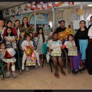 Niños hospitalizados en la sección de Pediatría, también tuvieron su fiesta dieciochera
