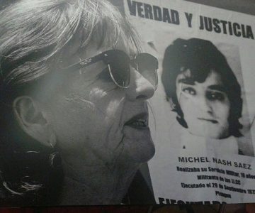 Cenizas de la madre de Michel Nash, joven ejecutado en 1973, serán esparcidas en el mar de Pisagua, para el reencuentro con su hijo amado