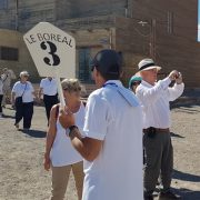 Masivo recorrido por Salitrera Humberstone, realizan turistas del crucero de bandera francesa «Le Boreal»