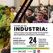 Una charla orientada a la generación de proyectos culturales, realizará en Iquique la Sociedad Chilena de Autores e Intérpretes