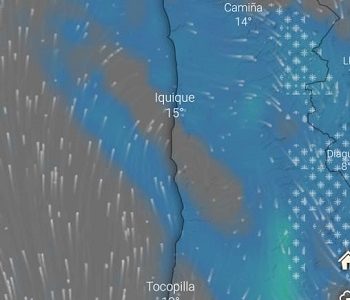 Posibles lluvias normal a moderadas, se pronostican para este domingo en la zona costera de la Región