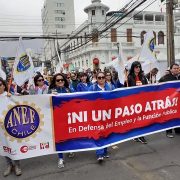 Presidente de la ANEF Tarapacá, Patricio Llerena, detenido en jornada de protesta, junto a otros 4 manifestantes, uno resultó con lesiones