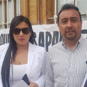 Funcionarios de Bienes Nacionales se movilizan y paralizan actividades manifestando oposición a proyecto que pretenden fusionar esa  cartera con el Ministerio de Vivienda