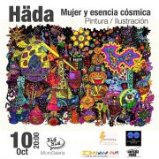 Exposición “Mujer y esencia cósmica” de la artista visual iquiqueña, Häda, se presentan en microgalería Bla bla