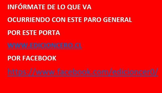 Infórmate de todo lo que ocurre durante este paro nacional y regional