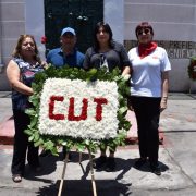 Una vez más la Central Unitaria de Trabajadores, rindió homenaje a obreros del salitre masacrados el 21 de diciembre de 1907