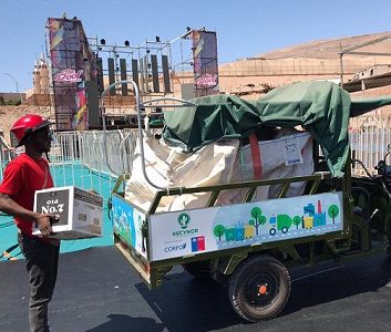  Más de 4 toneladas de residuos de vidrio, 60 kilos de plásticos y 30 kilos de cartón, fueron recolectados tras fiesta de año nuevo The Roof