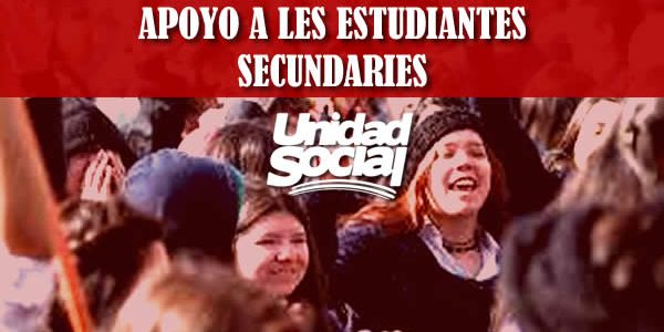 Unidad Social entrega respaldo a estudiantes secundarios «perseguidos por su derecho a manifestarse contra la PSU»