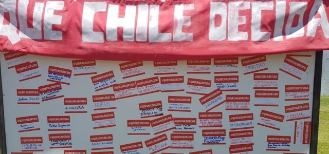 Sectores ligados al Frente Amplio lanzan campaña «Que Chile Decida», con miras al plebiscito de abril