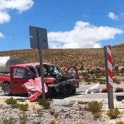 Mujer de 84 años fallece en accidente de tránsito en Colchane. Otros tres heridos fueron transportados por aire y tierra a Iquique