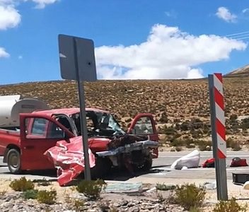 Mujer de 84 años fallece en accidente de tránsito en Colchane. Otros tres heridos fueron transportados por aire y tierra a Iquique