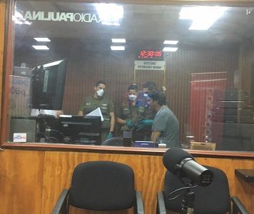 Allanamiento desmedido a Radio Paulina: Presencia de Fiscales, OS 9 , Labocar y cierre de calles. Diligencia en torno  caso de grabaciones intimas que hizo ex camarógrafo de la Intendencia de Tarapacá