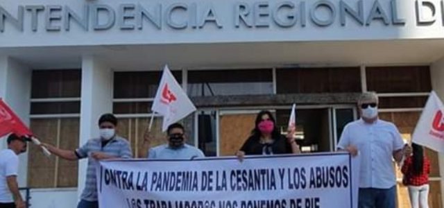 Una Mesa Laboral e implementar una cuarentena con protección social,  exije la CUT Tarapacá al Intendente Quezada.