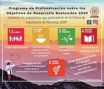 Convocan a curso virtual sobre profundización de objetivos para el desarrollo sostenible