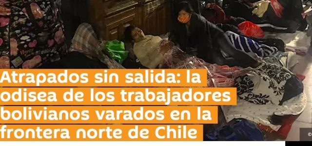 Medio con sede en Moscú y en capitales del mundo, publica nota con realidad de bolivianos varados en Chile