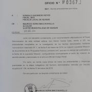 Alcalde Soria ofició el 2018 a Fiscalía y entregó todos los antecedentes sobre sumario administrativo de proyecto de Luces Led