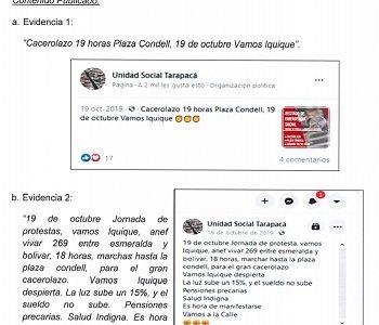 La ANI asegura que se “quemó” ex regimiento y concluye lo que se sabe: Marchas del estallido las convocó el movimiento social de Tarapacá