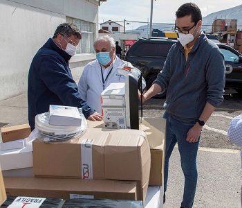 Ya se encuentran en el Hospital 10 de los 20 ventiladores financiados por el Consejo Regional