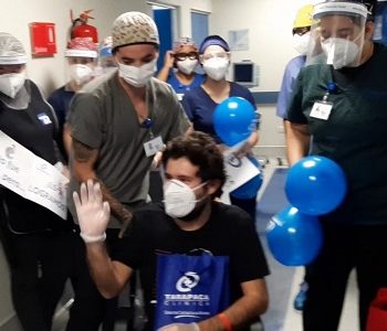 Dos semanas permaneció internado Mariano Carrasco, trabajador del área de la salud, que hoy dice: ¡Vencí al Covid-19!