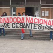 Trabajadores cesantes se manifestaron en frontis de la Intendencia y difundieron sus demandas ante crisis por la pandemia