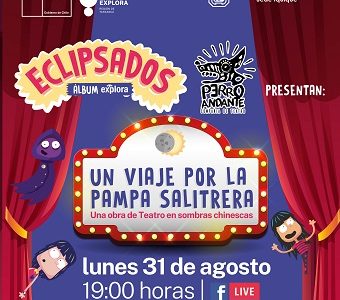 Con obra de teatro por streaming sobre ciencia e historia darán cierre a iniciativa Explora “Eclipsados”