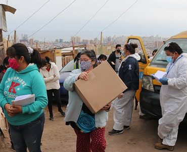 Municipalidad de Iquique inicia distribución de cajas de mercadería del gobierno regional de Tarapacá