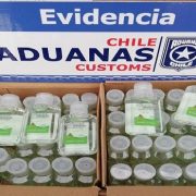 Alcohol gel de origen chino y sin autorización sanitaria interceptan fiscalizadores de Aduanas
