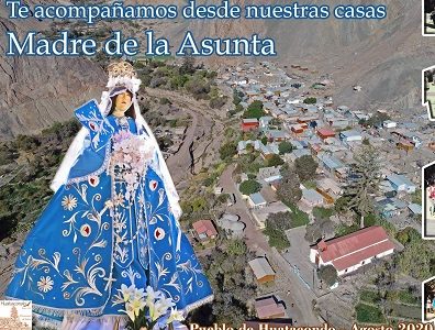 De manera virtual Hijos del pueblo de Huatacondo iniciaron fiestas patronales por Madre Asunta o Asunción de la Virgen