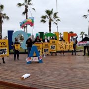 Esquinazo en letras de Iquique por un «Yo Apruebo Seguridad Social. NO MÁS AFP» convocado por organizaciones