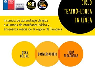 Espacio Akana lanza convocatoria “Teatro Educa en-línea” dirigida a estudiantes de Tarapacá