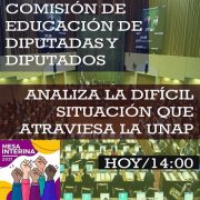 Estudiantes Unap piden Comisión investigadora, ley de rescate de universidades estatales y protección laboral efectiva