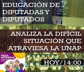 Estudiantes Unap piden Comisión investigadora, ley de rescate de universidades estatales y protección laboral efectiva